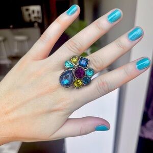 Multicolored Statement Ring